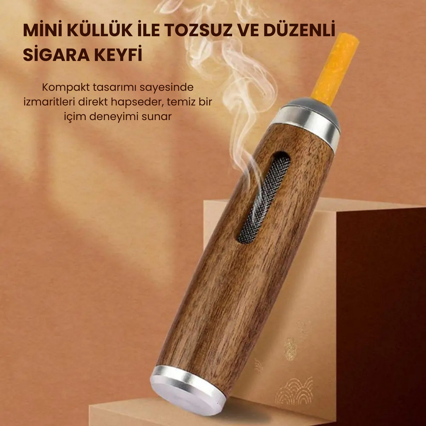 KülBox Taşınabilir Mini Küllük